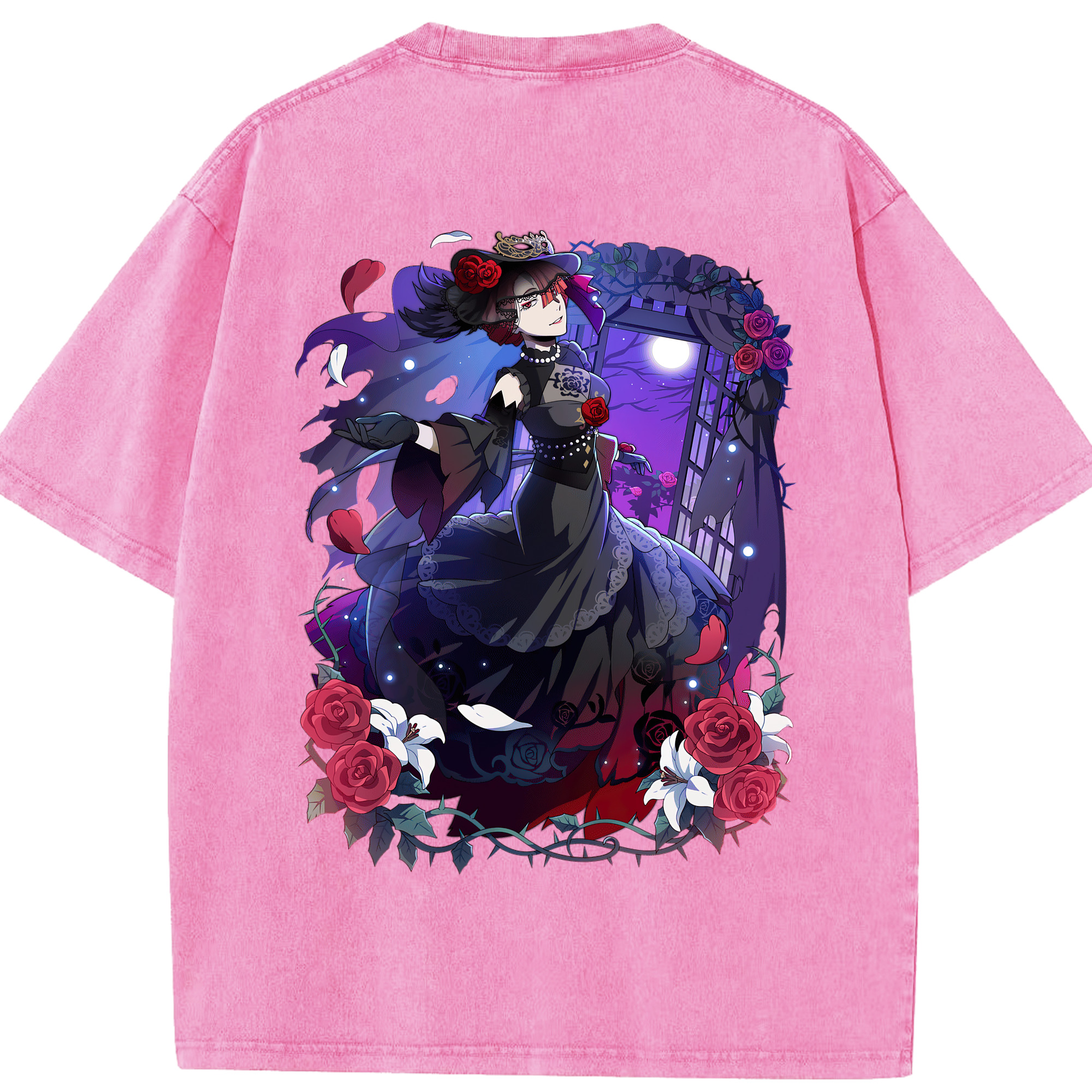 （画像用） 文豪ストレイドッグス Bungo Stray Dogs 綿100% ヴィンテージ風 半袖Tシャツ（背面プリント）